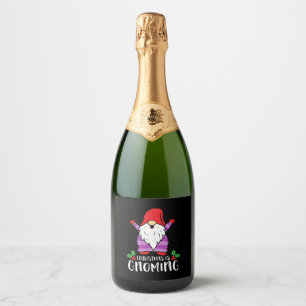 Étiquettes Pour Bouteilles De Vin Mousseux Noël Drôle Gnomes