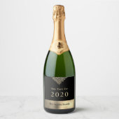 Étiquettes Pour Bouteilles De Vin Mousseux Nouvel An (Devant)