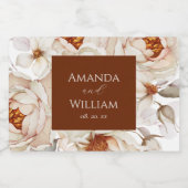 Étiquettes Pour Bouteilles De Vin Mousseux Personalized Wedding (Étiquettes simples)