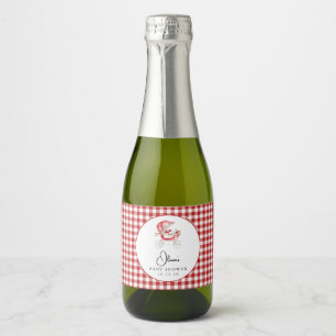 Étiquettes Pour Bouteilles De Vin Mousseux Pomme de notre Baby shower Oeil Étincelant Étiquet
