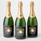 Étiquettes Pour Bouteilles De Vin Mousseux Prof de maths Math la seule matière (Bouteilles)
