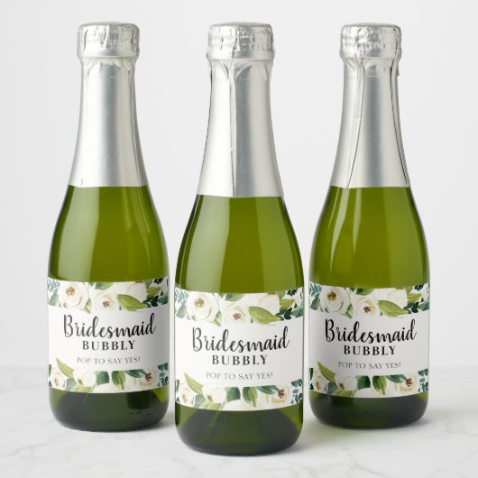 Étiquettes Pour Bouteilles De Vin Mousseux Proposition de la mariée Bubbly (Bouteilles)