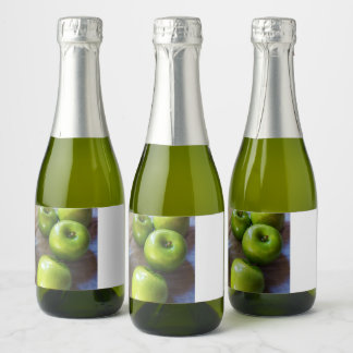 Étiquettes Pour Bouteilles De Vin Mousseux Quatuor Apple