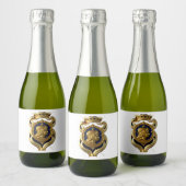 ÉTIQUETTES POUR BOUTEILLES DE VIN MOUSSEUX RÓTULO VINHOS - CHAMPAGNE COM BRAZÃO - NOVIDADE! (Bouteilles)