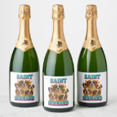 Étiquettes Pour Bouteilles De Vin Mousseux Saint Bernard  (Bouteilles)
