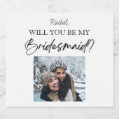 Étiquettes Pour Bouteilles De Vin Mousseux Serez-Vous Ma Proposition D'Épouse Image Personnal (Étiquettes simples)