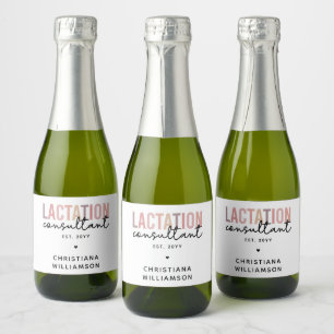 Étiquettes Pour Bouteilles De Vin Mousseux Spécialiste en lactation sur mesure IBCLC