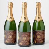 Étiquettes Pour Bouteilles De Vin Mousseux Tapis oriental (Bouteilles)