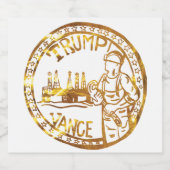 ÉTIQUETTES POUR BOUTEILLES DE VIN MOUSSEUX TEXAS (Étiquettes simples)