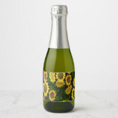 Étiquettes Pour Bouteilles De Vin Mousseux Tournesol (Devant)