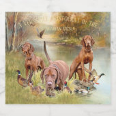 Étiquettes Pour Bouteilles De Vin Mousseux Un aristocrate polyvalent dans la Vizsla hongroise (Étiquettes simples)