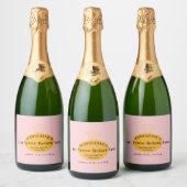 Étiquettes Pour Bouteilles De Vin Mousseux Veuve Avant Vows Bachelorette Week-end Itinéraire (Bouteilles)
