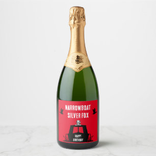 Étiquettes Pour Bouteilles De Vin Mousseux Vie sur péniche étroite