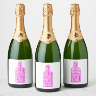 Étiquettes Pour Bouteilles De Vin Mousseux Vin & Champagne Étiquettes - Nuage de mots