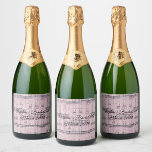 Étiquettes Pour Bouteilles De Vin Mousseux Week-end à Paris