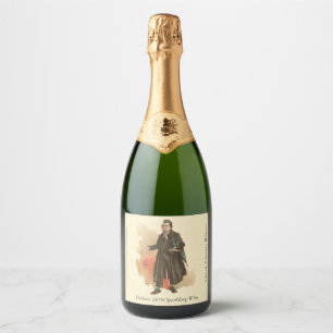 Étiquettes Pour Bouteilles De Vin Mousseux Whackford Squeers, Kyd, Dickens Nicholas Nickleby