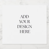 Étiquettes Pour Bouteilles De Vin Mousseux Wine Bottle Label (Étiquettes simples)