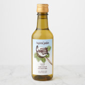 Étiquettes Pour Bouteilles De Vin Palmiers à coco Coquito (Devant)