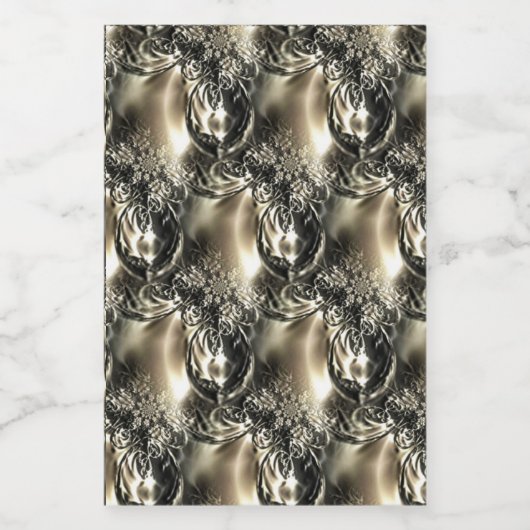 Étiquettes Pour Bouteilles De Vin Perles dorées (Étiquettes simples)