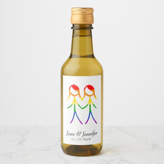 Étiquettes Pour Bouteilles De Vin Petits Amours (Devant)