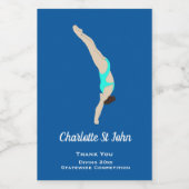 Étiquettes Pour Bouteilles De Vin Plongée (Étiquettes simples)