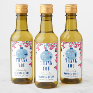 Étiquettes Pour Bouteilles De Vin Santorin Musical Bougainvillea nuptiale