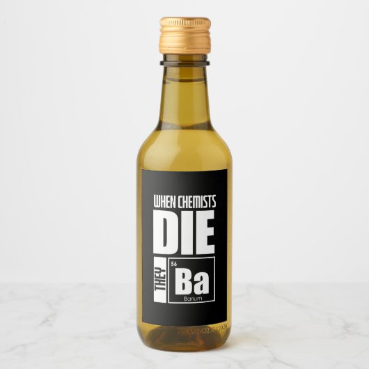 Étiquettes Pour Bouteilles De Vin Scientist Gift | Lovely Chemistry (Devant)