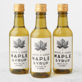 Étiquettes Pour Bouteilles De Vin Sirop d'érable  (Bouteilles)