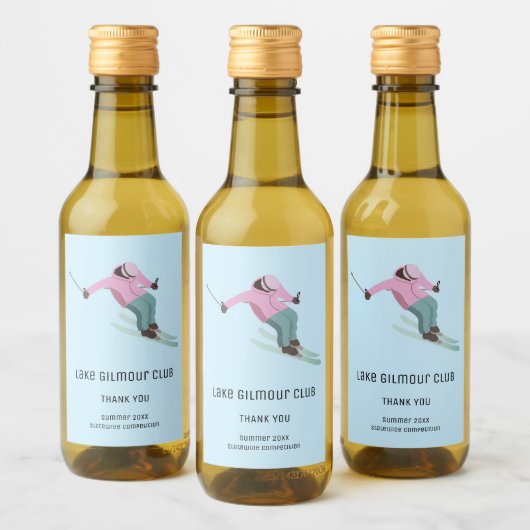 Étiquettes Pour Bouteilles De Vin Ski (Bouteilles)