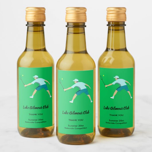Étiquettes Pour Bouteilles De Vin Tennis (Bouteilles)