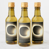Étiquettes Pour Bouteilles De Vin Total éclipse solaire 2024 (Bouteilles)