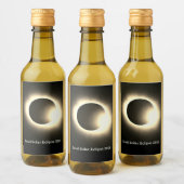 Étiquettes Pour Bouteilles De Vin Total éclipse solaire 2024 (Bouteilles)