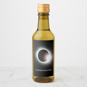 Étiquettes Pour Bouteilles De Vin Total éclipse solaire 2024