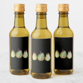 Étiquettes Pour Bouteilles De Vin Trio de poires (Bouteilles)