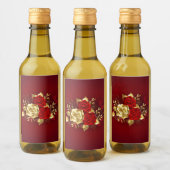 Étiquettes Pour Bouteilles De Vin Trois Roses de bijoux (Bouteilles)