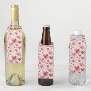 Étiquettes Pour Bouteilles Des cœurs comme le nôtre