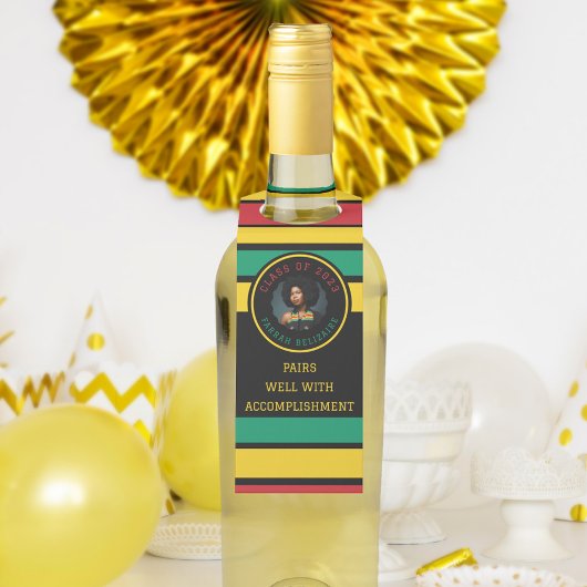 Étiquettes Pour Bouteilles Diplôme de photo panafricain