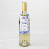 Étiquettes Pour Bouteilles 💍 Douces rêves de bleuet (Sur bouteille)