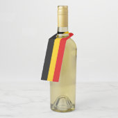 Étiquettes Pour Bouteilles Drapeau de Belgique (Incliné)