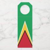 Étiquettes Pour Bouteilles Drapeau de la Guyane (Devant)