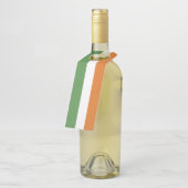 Étiquettes Pour Bouteilles Drapeau de l'Irlande (Incliné)