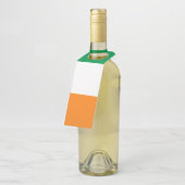 Étiquettes Pour Bouteilles Drapeau de l'Irlande (Incliné)