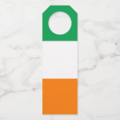 Étiquettes Pour Bouteilles Drapeau de l'Irlande (Dos)