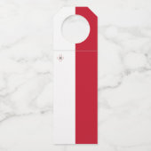 Étiquettes Pour Bouteilles Drapeau de Malte (Devant)