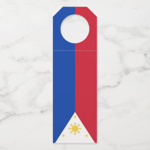 Étiquettes Pour Bouteilles drapeau des Philippines