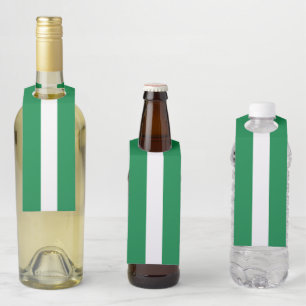 Étiquettes Pour Bouteilles Drapeau du Nigeria