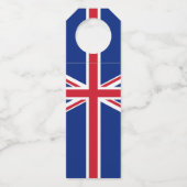 Étiquettes Pour Bouteilles Drapeau du Royaume-Uni (Devant)