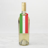 Étiquettes Pour Bouteilles Drapeau italien (Sur bouteille)
