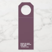 Étiquettes Pour Bouteilles École en ligne apprentissage à distance drôle (Dos)