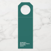 Étiquettes Pour Bouteilles École virtuelle enseignement à distance (Dos)